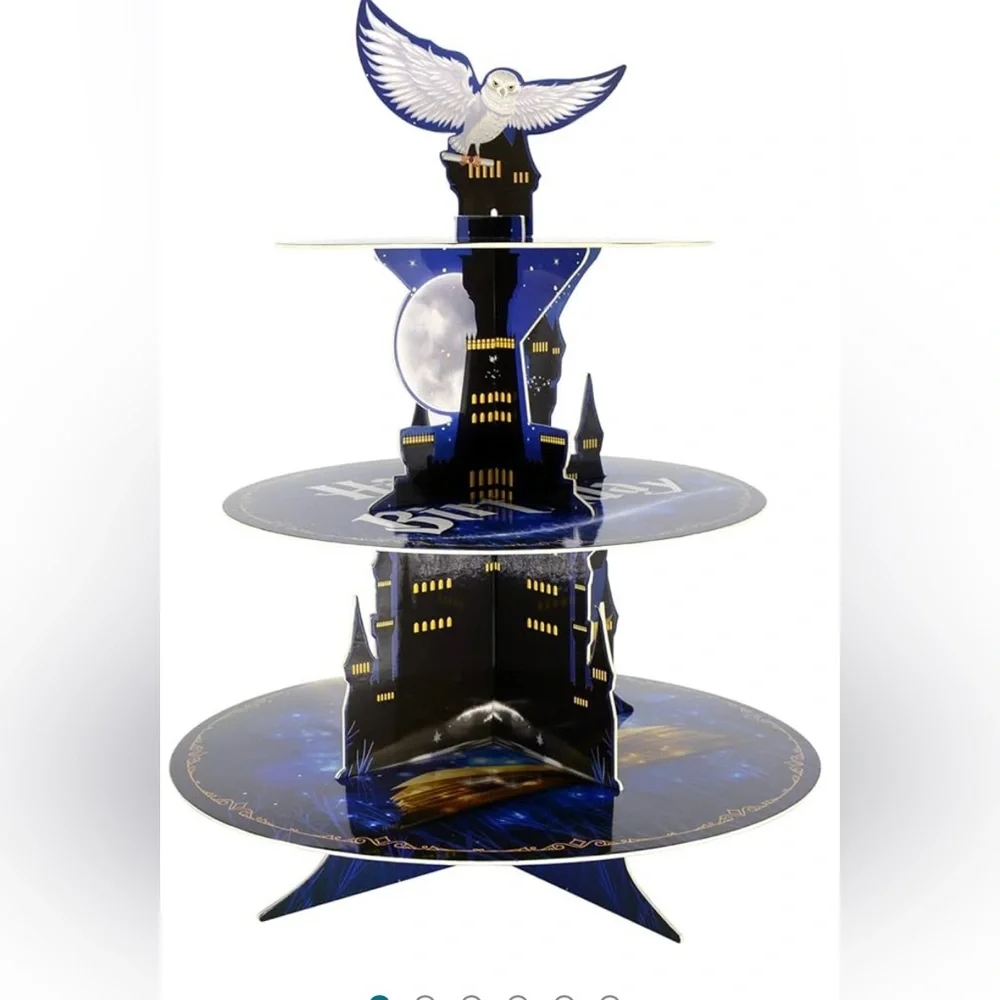 KALEFO Magical Wizard‎ 3 Tier Cupcake Stand