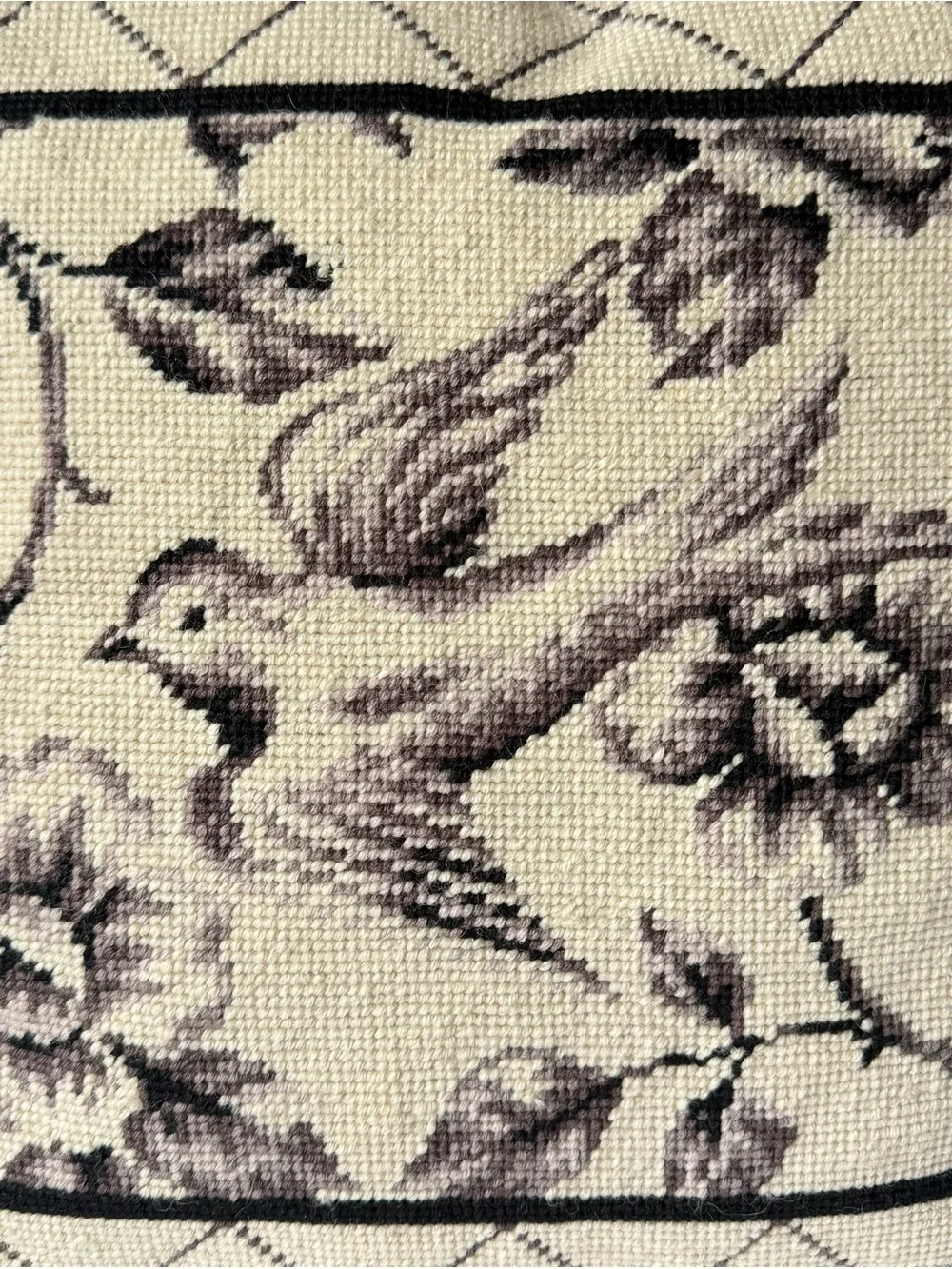 Vintage bird lattice