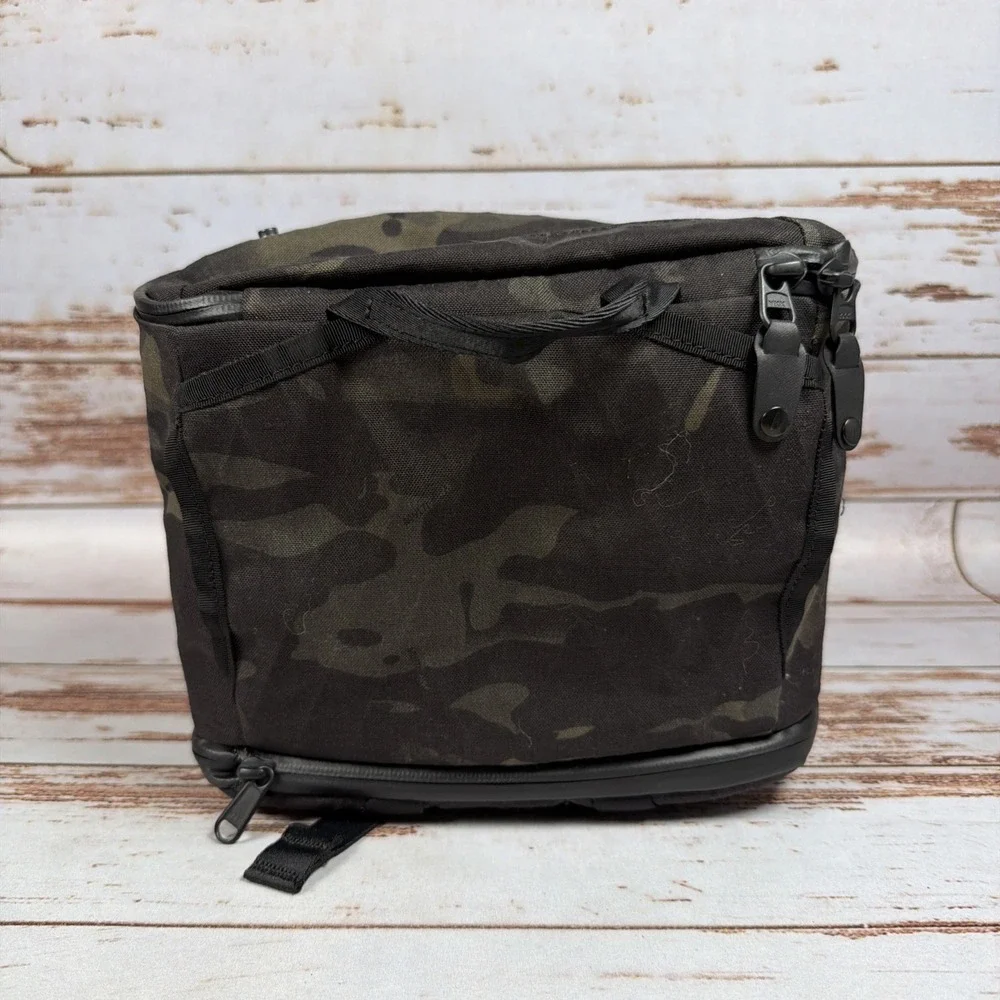 Boundary Supply Camo Camera Bag Expandable Padded Modular Tech Insert 9x7.5
