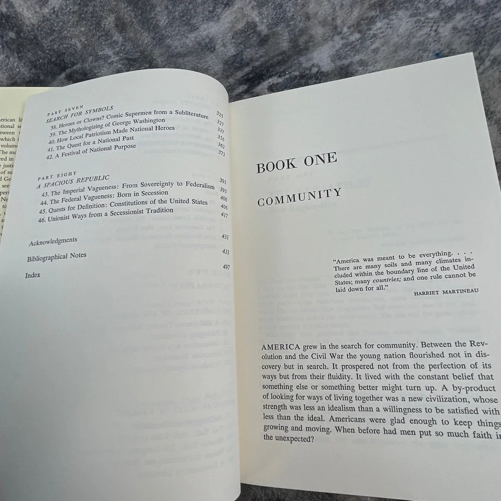 The Americans The National‎ Experience Daniel Boorstin History Book Club Edition