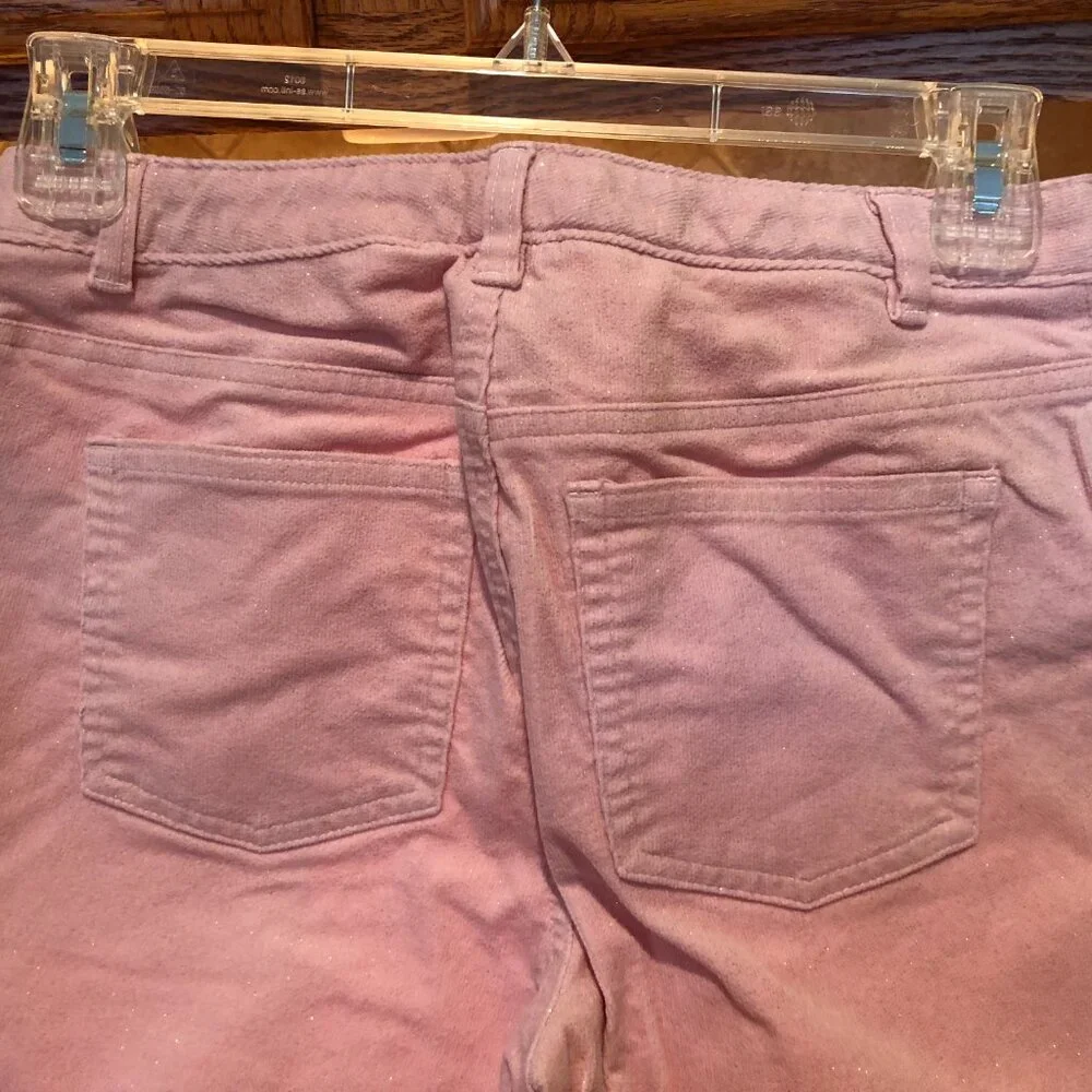 Old Navy Girl's Corduroy Pants Pink Sparkle 14