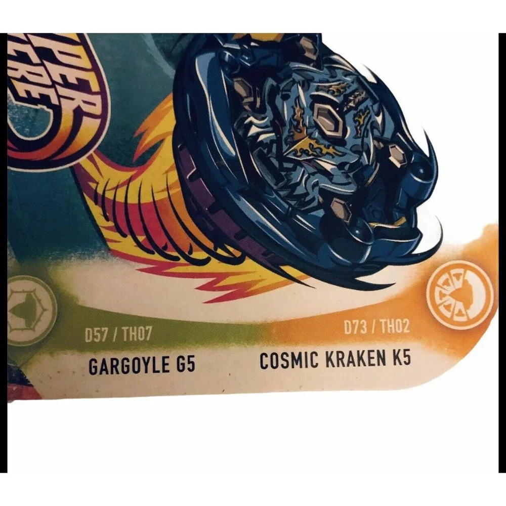 BEYBLADE Burst Rise -Roktavor R5, Lord Spryzen S5, Gargoyle G5, Cosmic Kraken K5