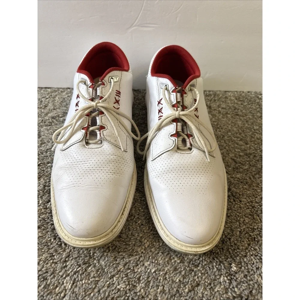 Nike Jordan ADG 5 Spikeless Golf Shoes White‎ Red FQ6642-101 Size 13
