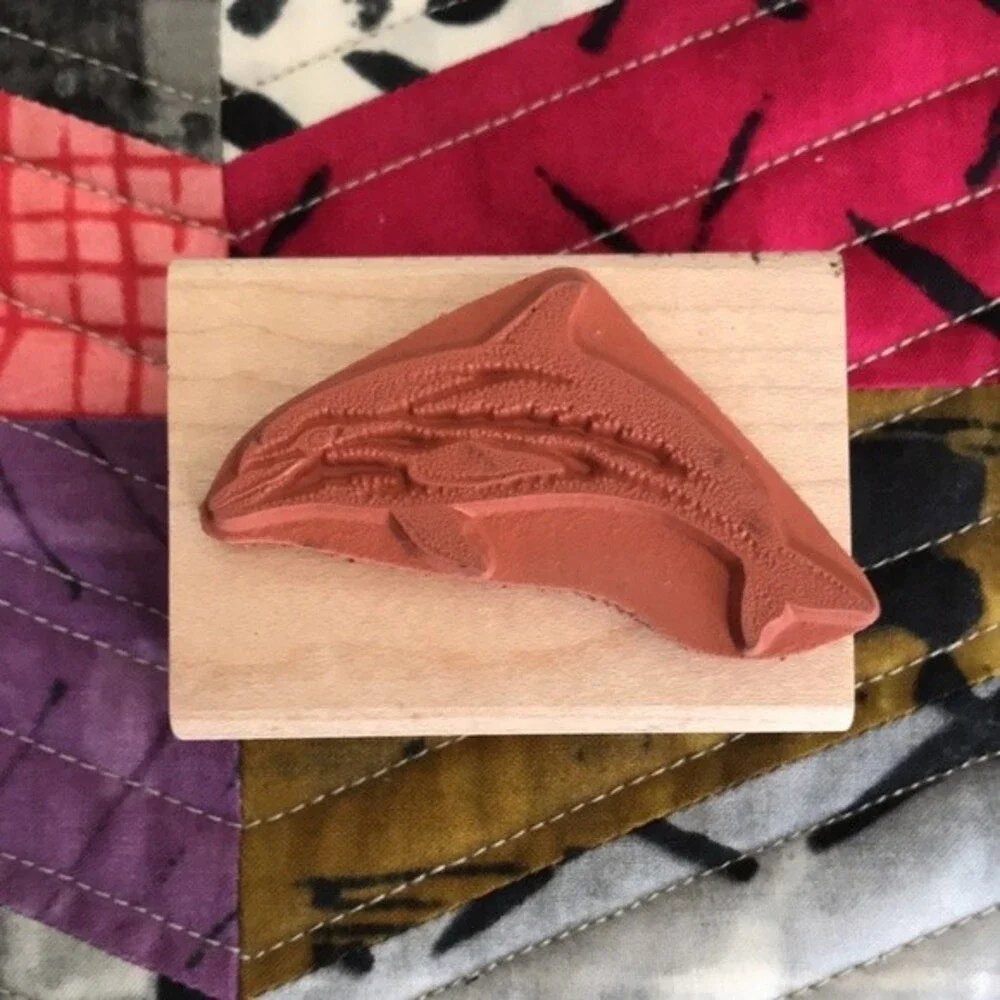 Rubber Stamp Dolphin by Rubber Stampede