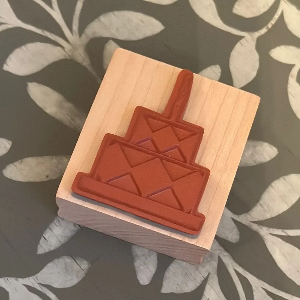 Cake Rubber Stamp by Penny Black