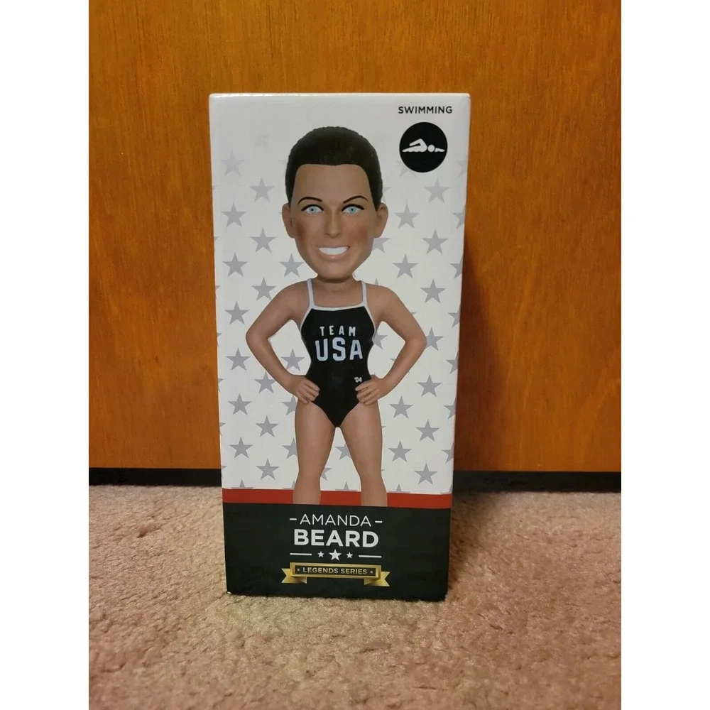 Olympic Swimming Team USA Gold Medalist Amanda Beard Coca Cola One Size NIB