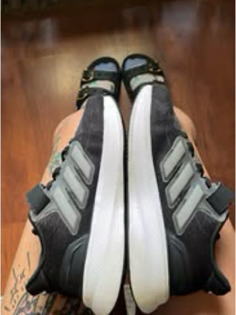 Adidas Kids’s Black Athletic Sneakers