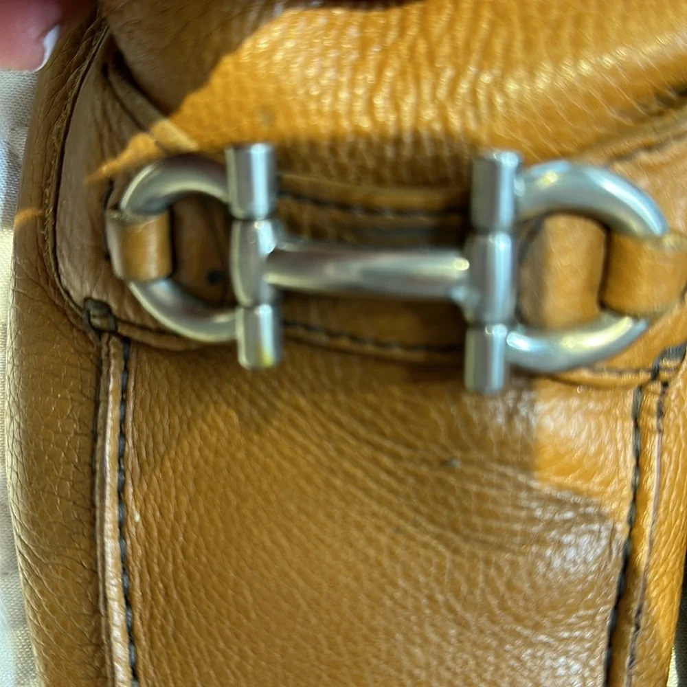 Salvatore Ferragamo dress leather sleek