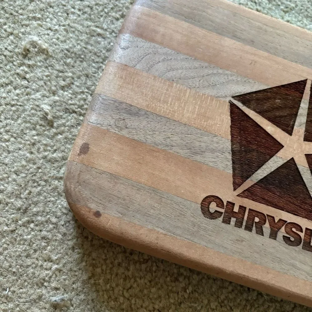 Chrysler wooden cutting