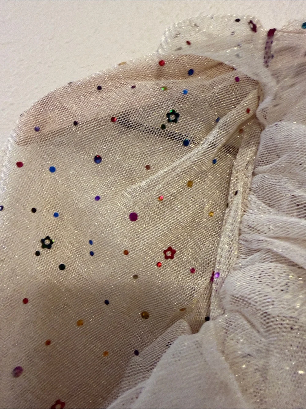 Monoplaza sheer ruffle