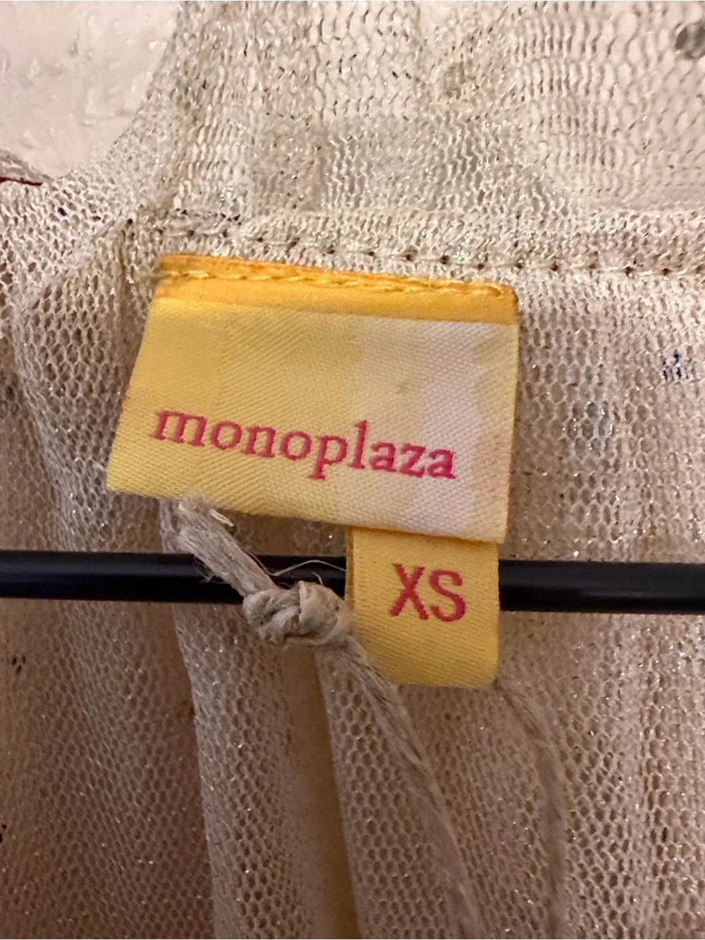 Monoplaza sheer ruffle