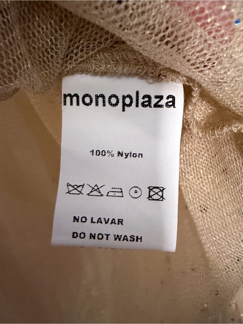 Monoplaza sheer ruffle