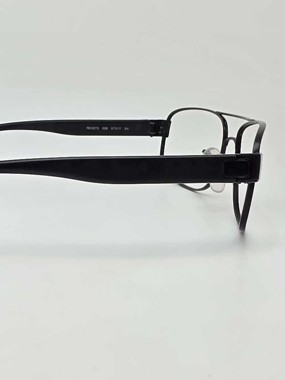 Ray-Ban RB3273 006 Matte Black Aviator Sunglasses Frame Italy 57-17-135