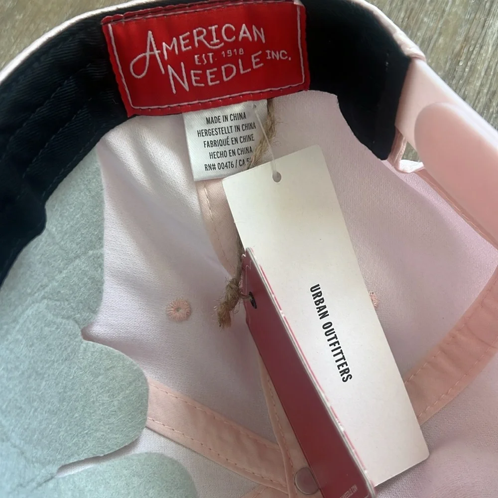 NEW NWT Urban Outfitters American Needle pink and orange Heartbreak Motel hat