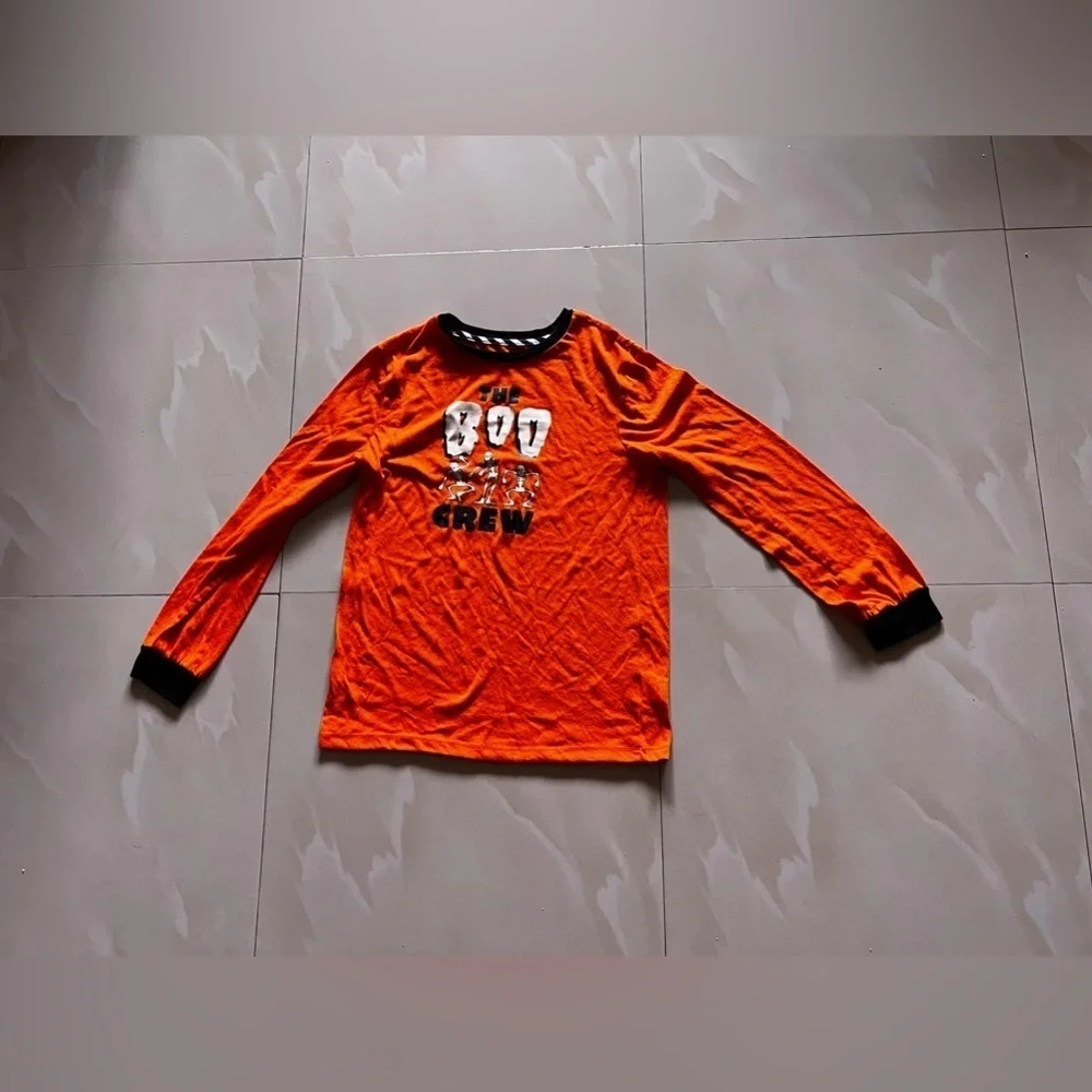 Holloween family pajamas xg orange