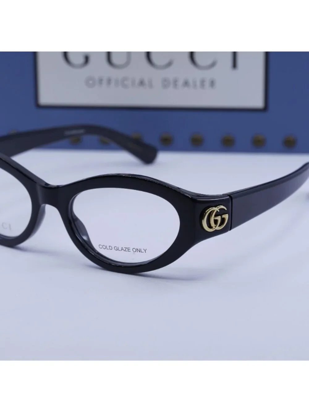Gucci GG1405O 001 Cat Eye Eyeglasses 51mm - Black