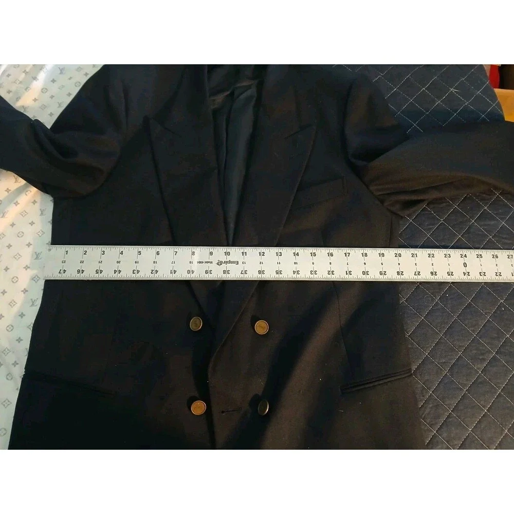 VTG 90s Yves Saint Laurent Men's Charcoal Blazer 40R