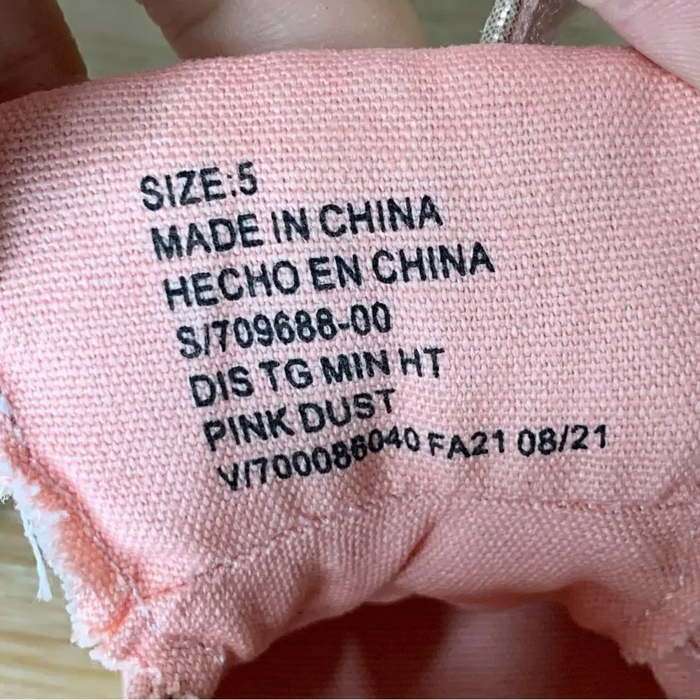 GAP size color