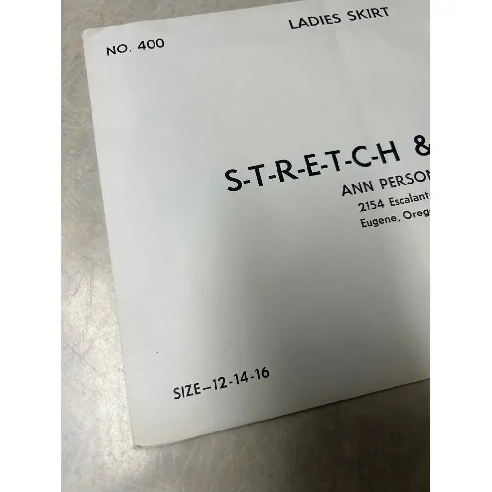 Stretch and Sew vintage 1960