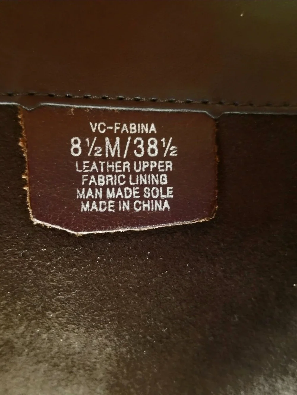 Vince Camuto Fabina Knee High Riding Boots Women's 8.5M Brown Black Leather