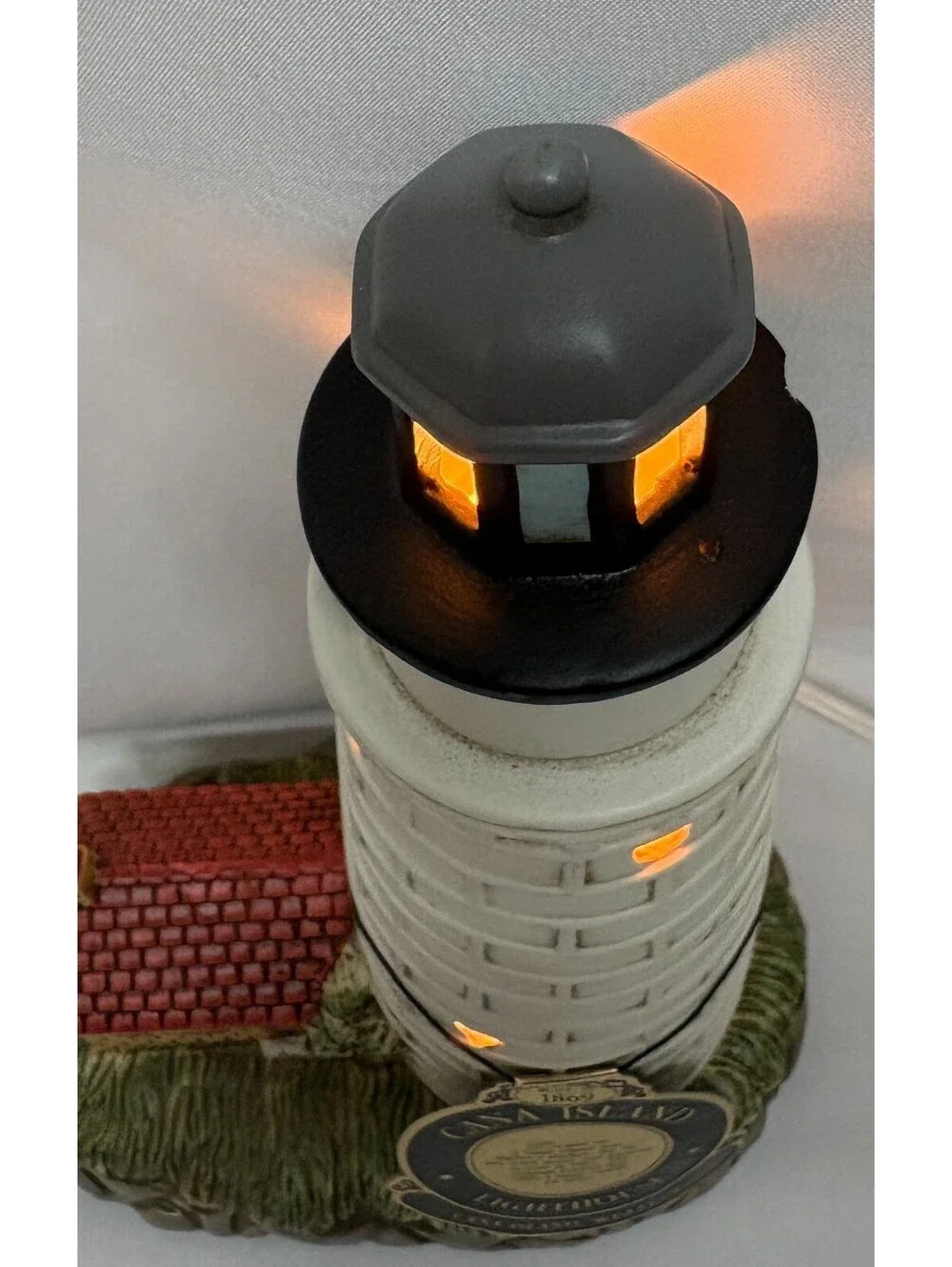 Vintage 1993 Geo. Z. Lefton Cana Island Lighthouse Accent Lamp 01117