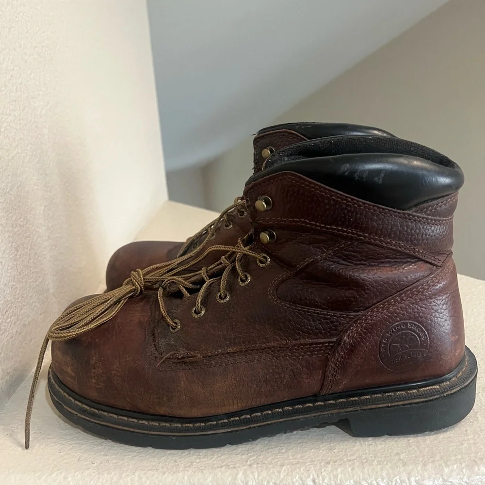 Irish Setter Men’s Ramsey Brown Leather Soft Toe Work Construction Boots size 12