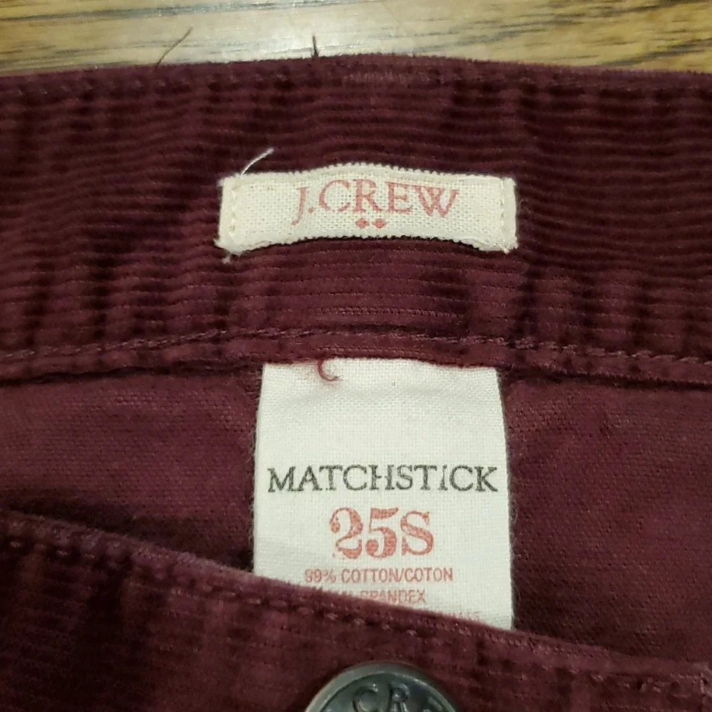 J. Crew they inseam measurements