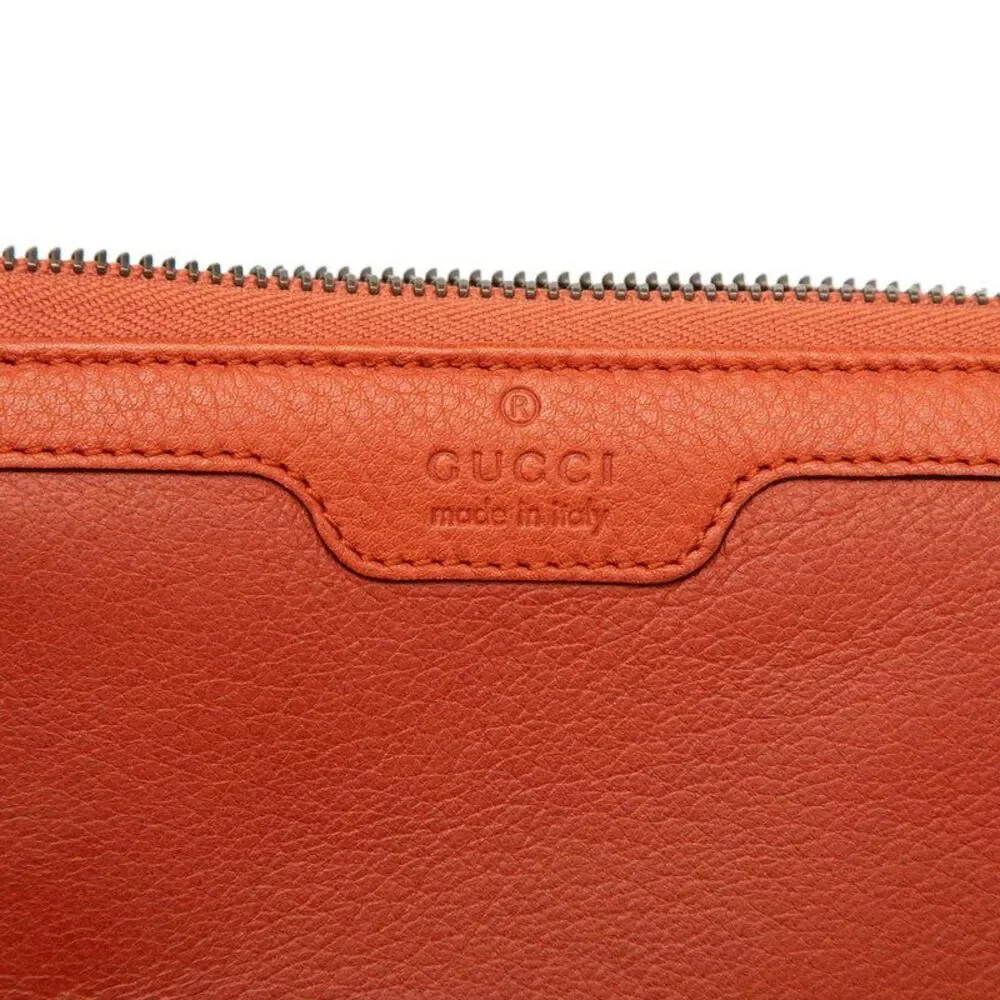 Gucci Bamboo Round Zip Long Wallet