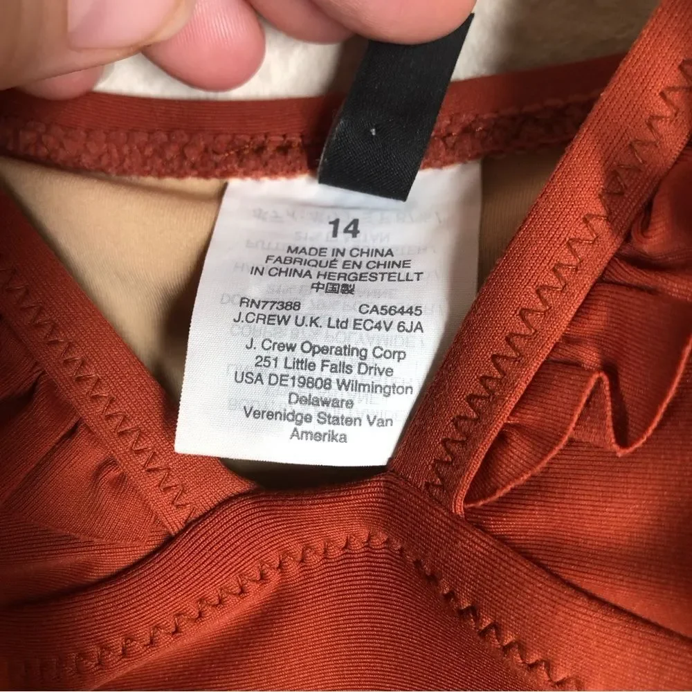 J. Crew crew ruffle