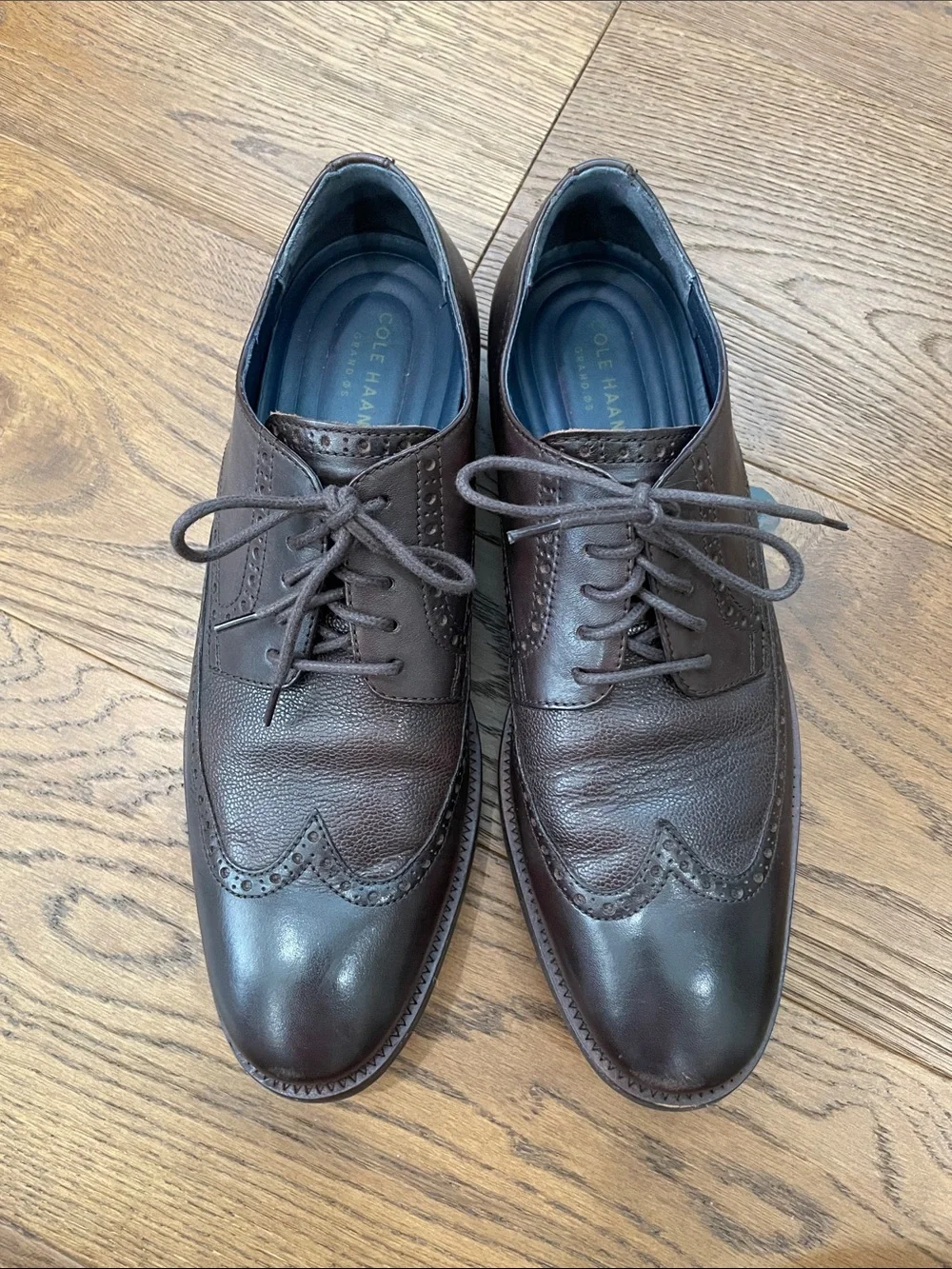 Cole Haan Grand.OS C26982 Men’s 10.5 – Brown Leather Oxfords
