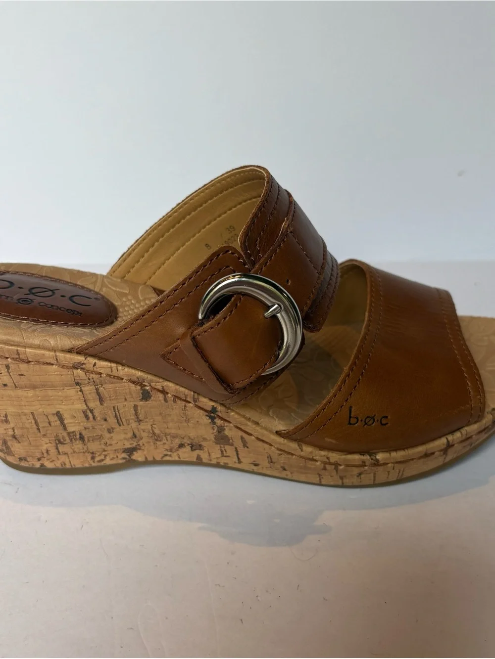 b.o.c. brown leather
