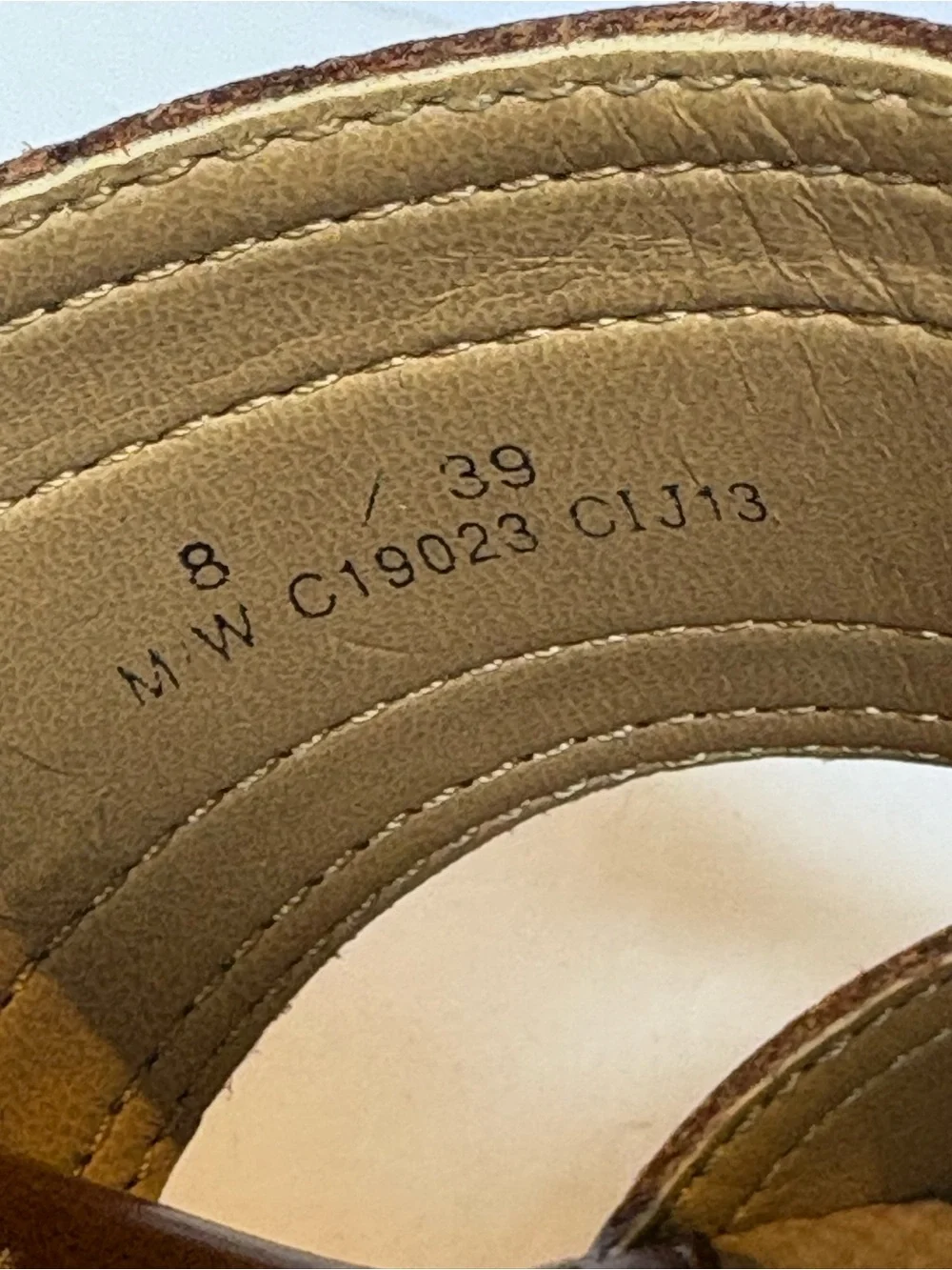 b.o.c. brown leather