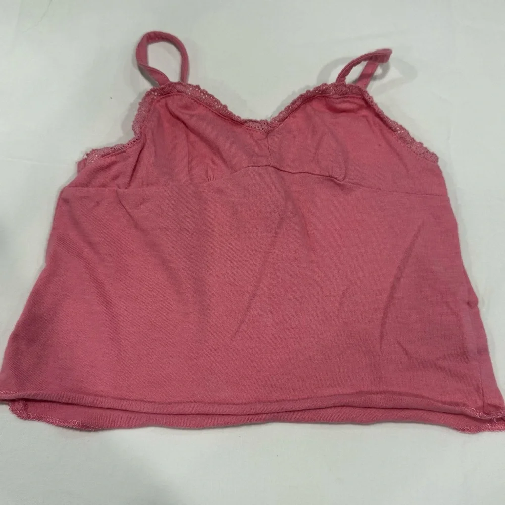 Old Navy Pink Floral Embroidered Top