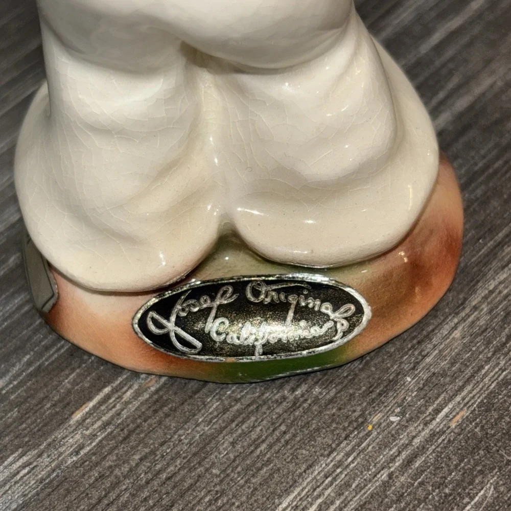 Vintage Josef‎ Originals Hawaiian Boy Figurine Spaghetti Trim