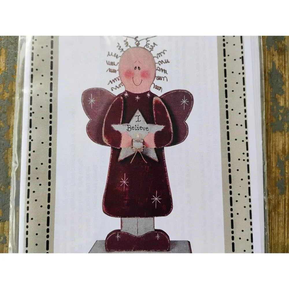 “Angelica” N505 Pattern 1998 Measures 32” Tall Wood Figure