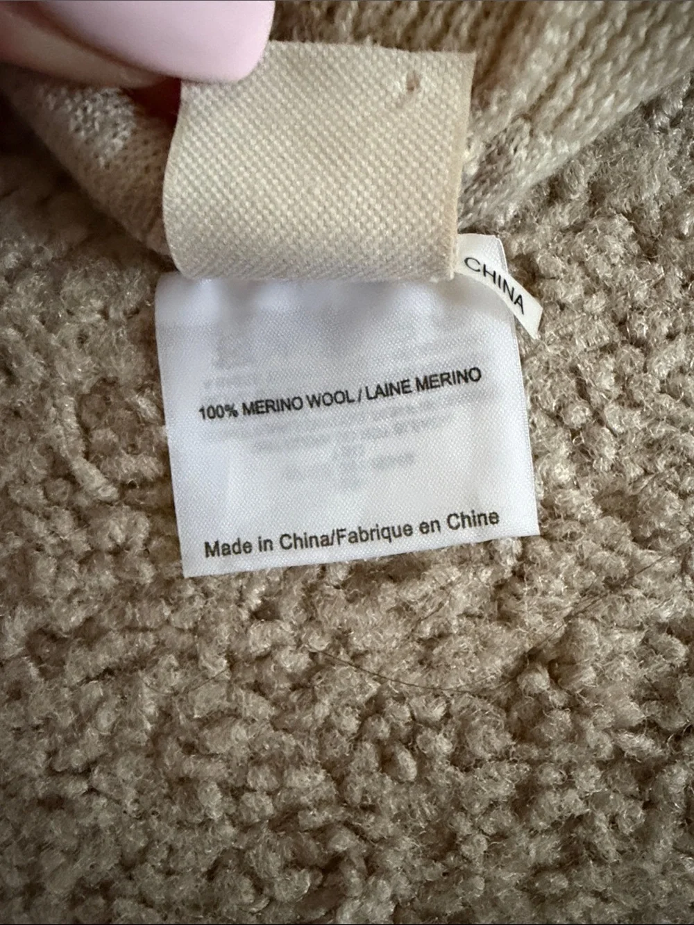 Tory Burch Cream Knit Beanie