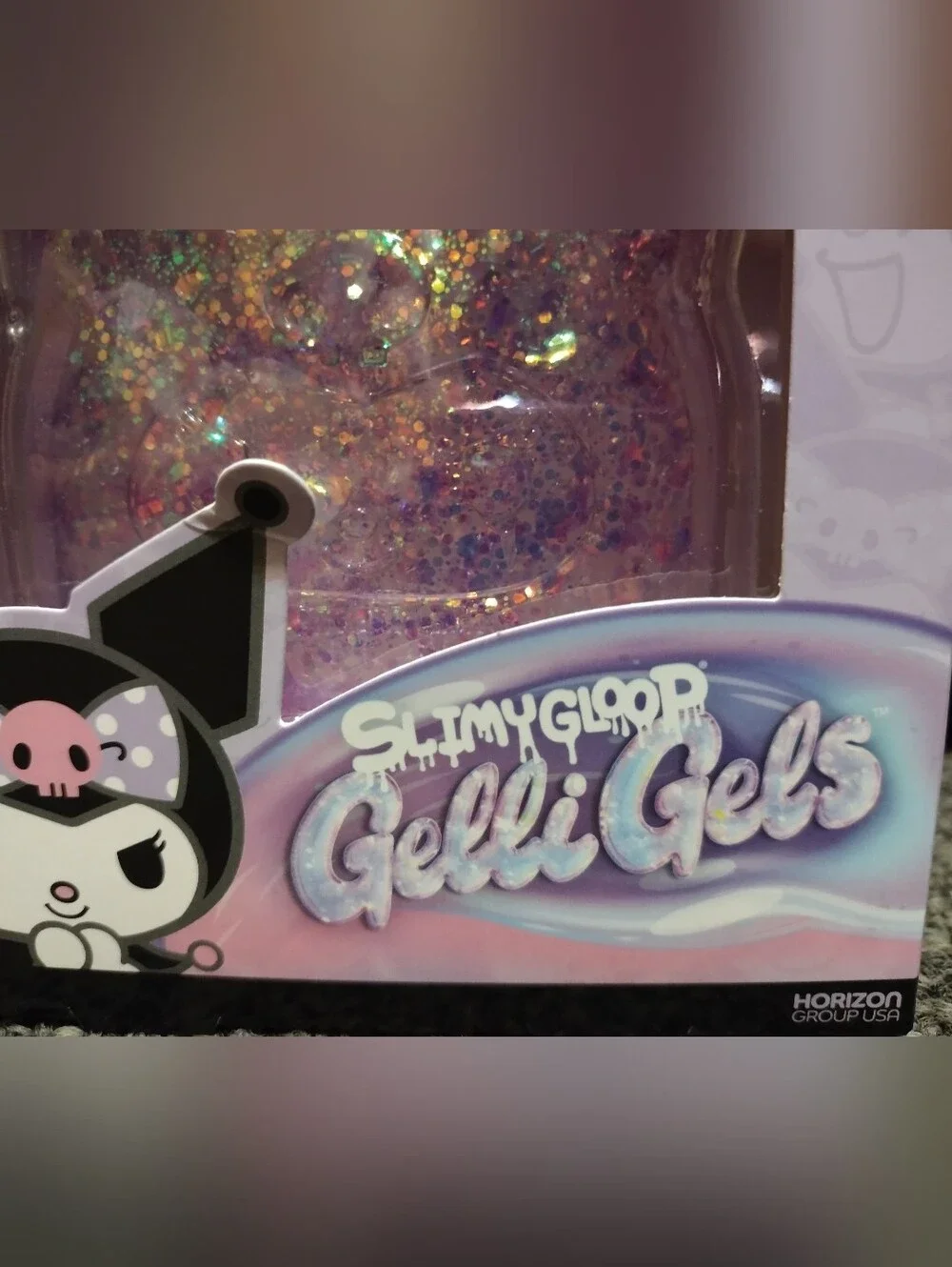 Hello Kitty pink glitter