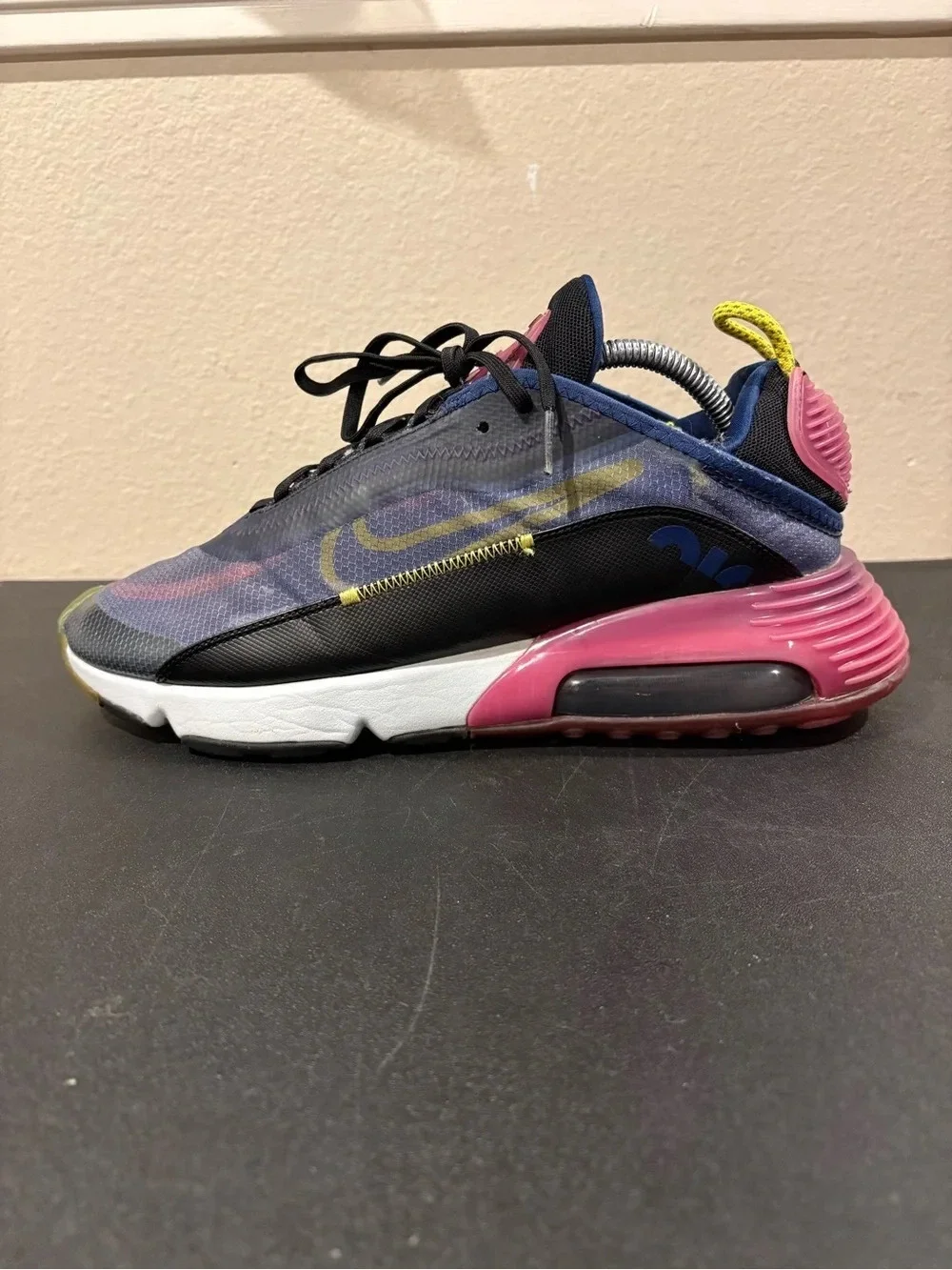 Nike Air Max 2090, CT7695-401, Blue Void/Fuchsia, Mens Running Shoes, Size 10