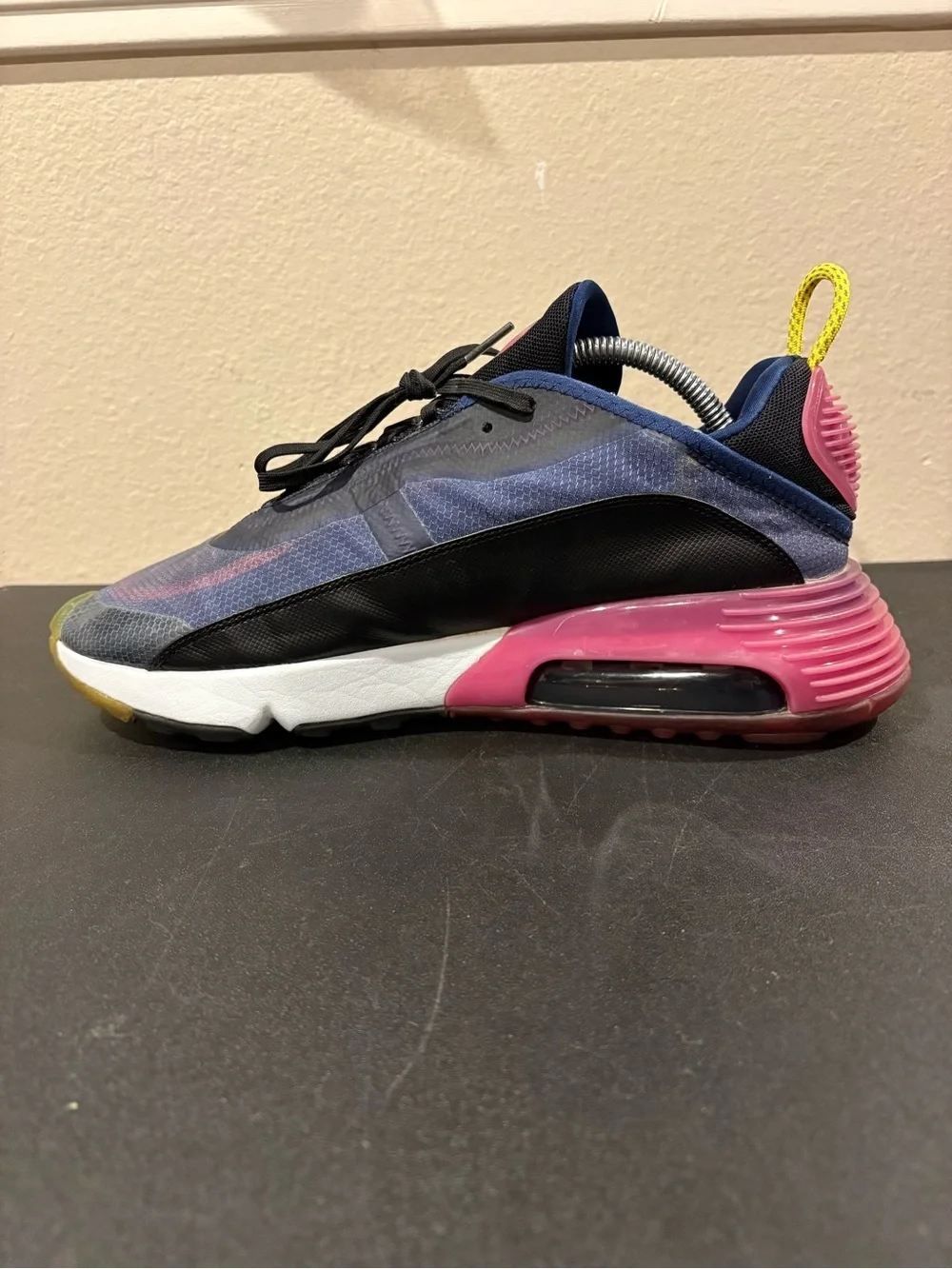 Nike Air Max 2090, CT7695-401, Blue Void/Fuchsia, Mens Running Shoes, Size 10