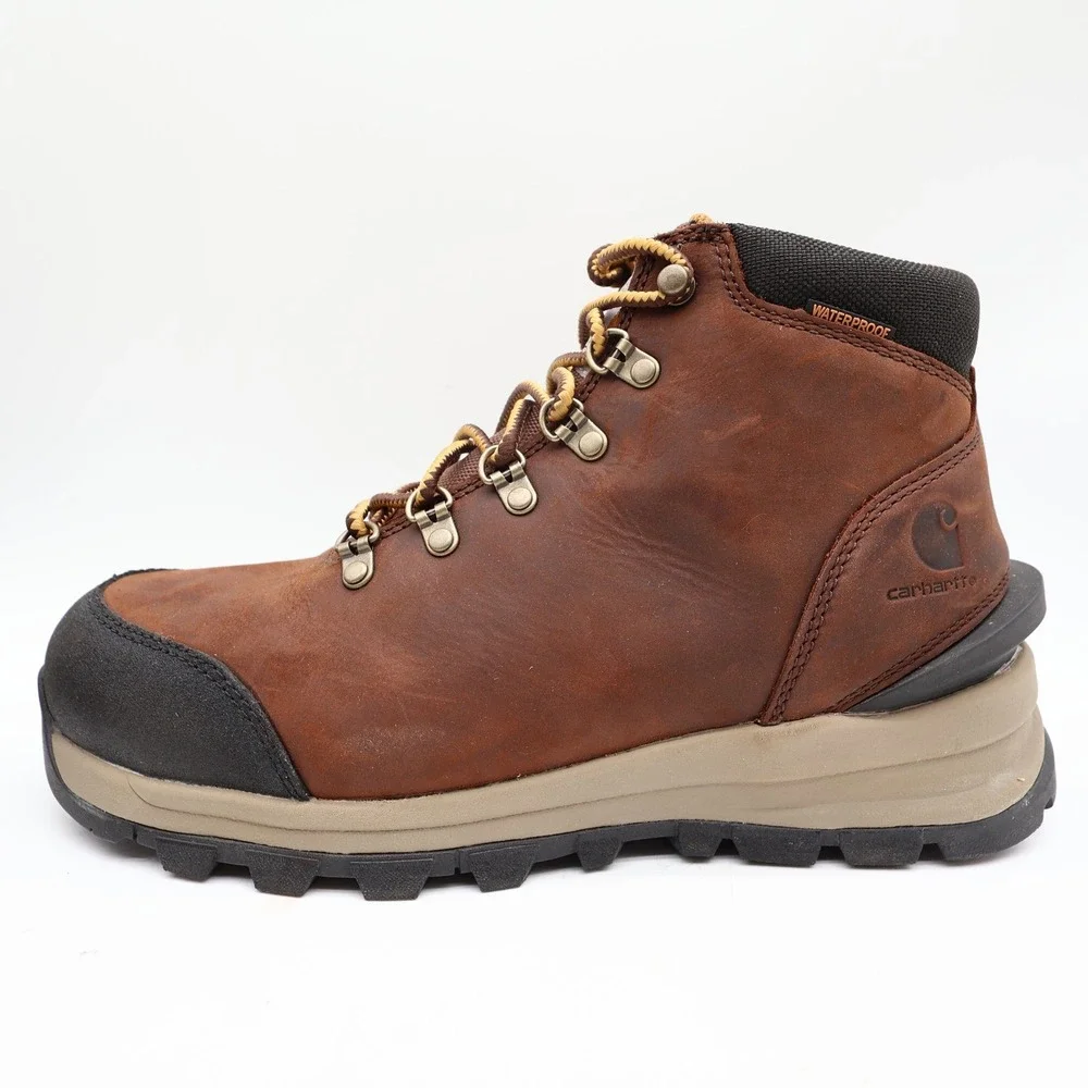 Carhartt Gilmore Waterproof Alloy Toe Work Hiker Mens 9M Brown Leather FH5550-M
