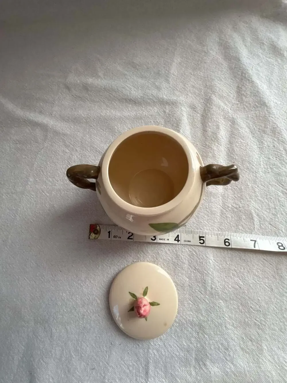 Franciscan Desert Rose Sugar Bowl With Lid