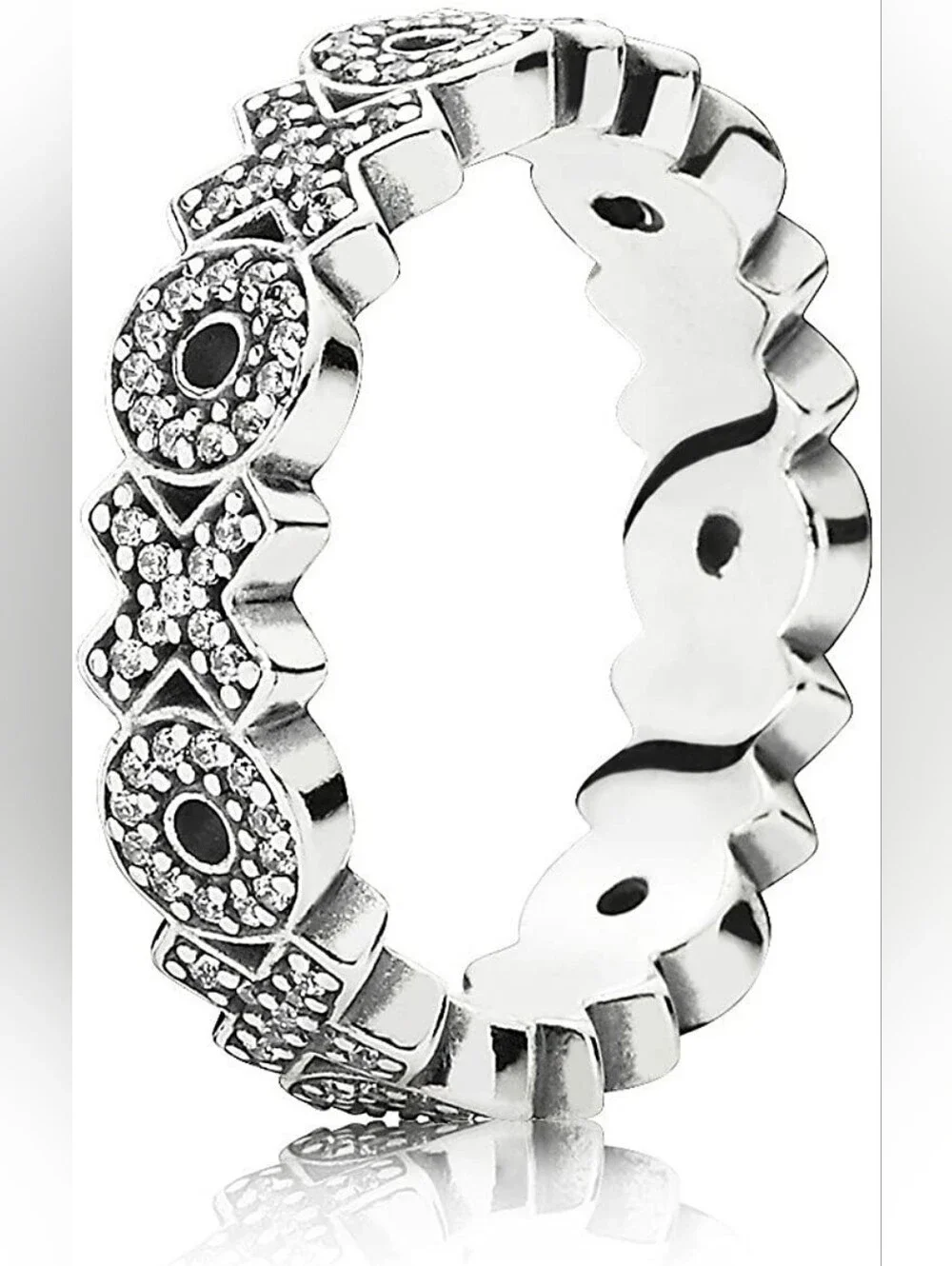 Pandora Sparkling XOXO Silver Ring