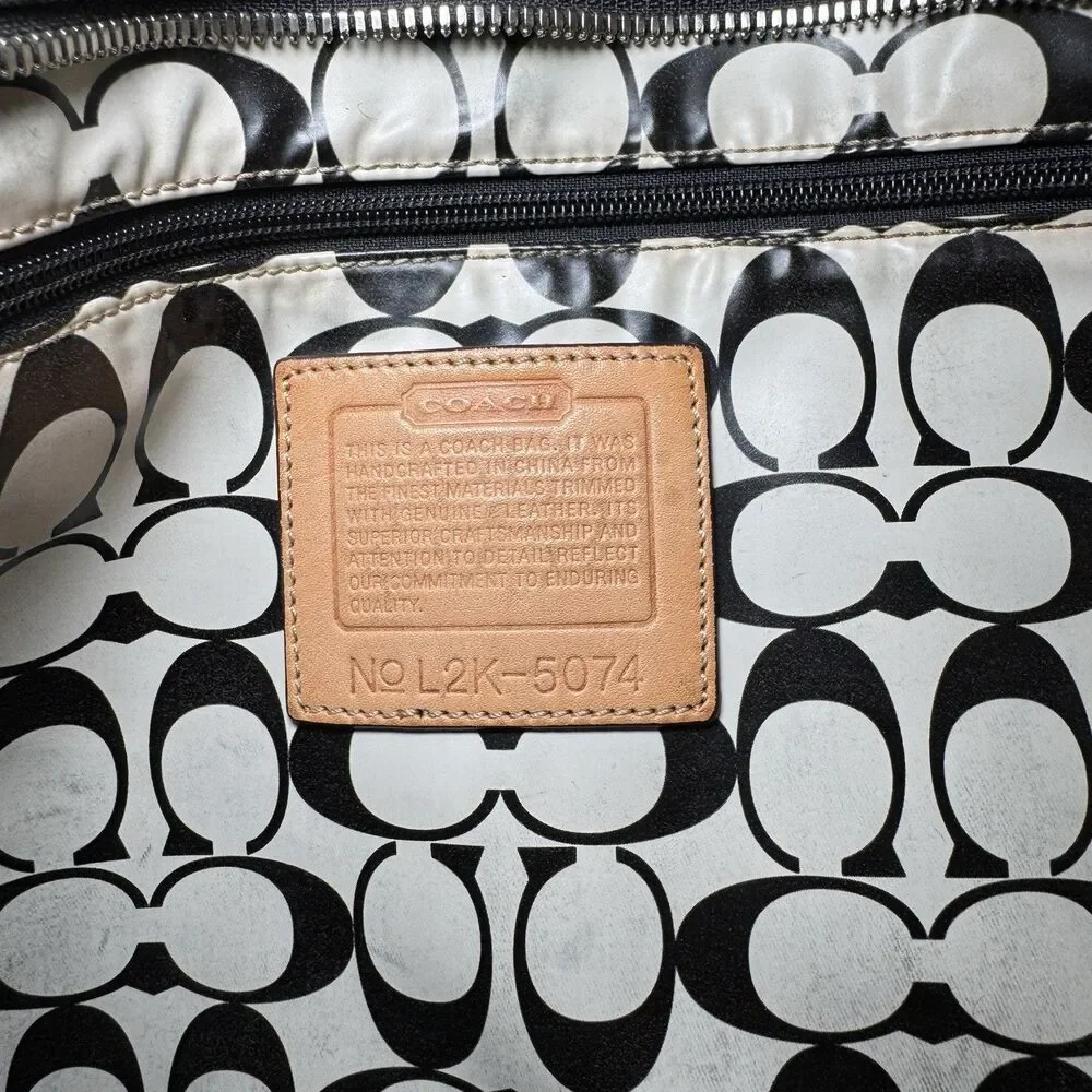Coach black nylon