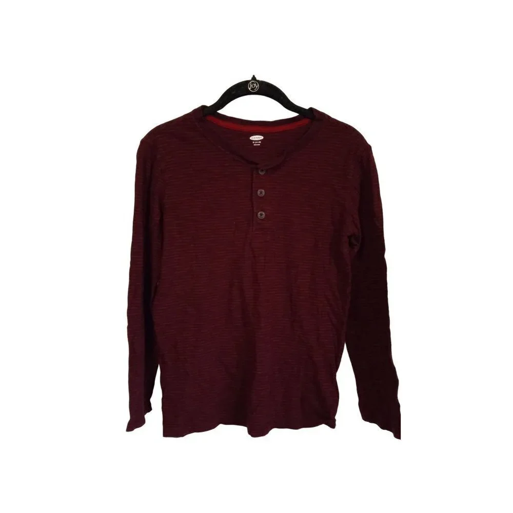Old Navy boys red stripe long sleeve‎