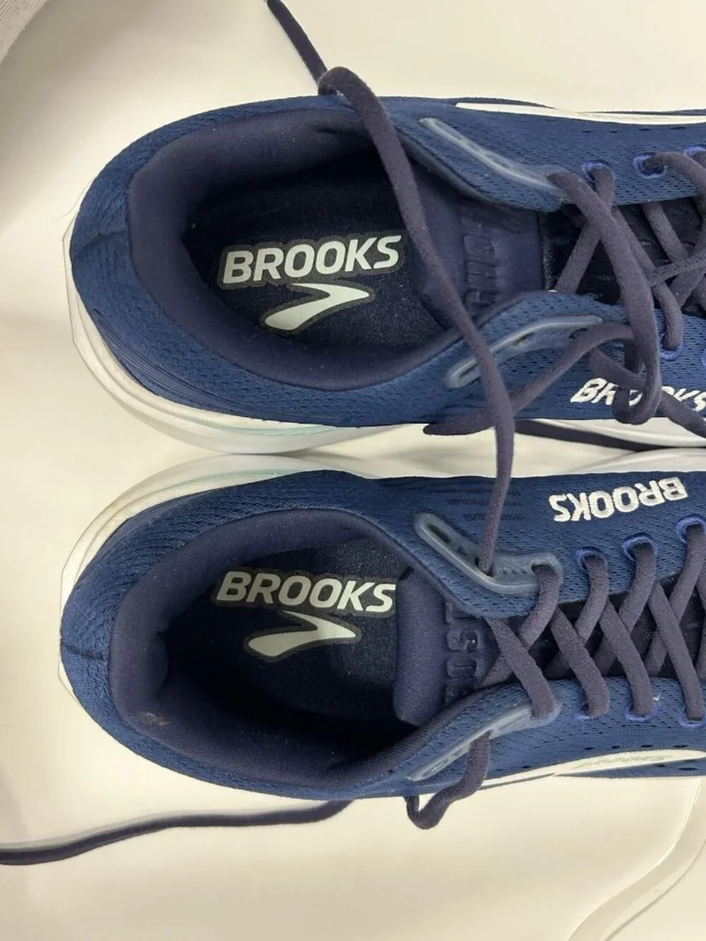 Brooks GHOST MAX 3 Shoes Womens 12 Navy Peacock Blue Walking Sneakers EXC