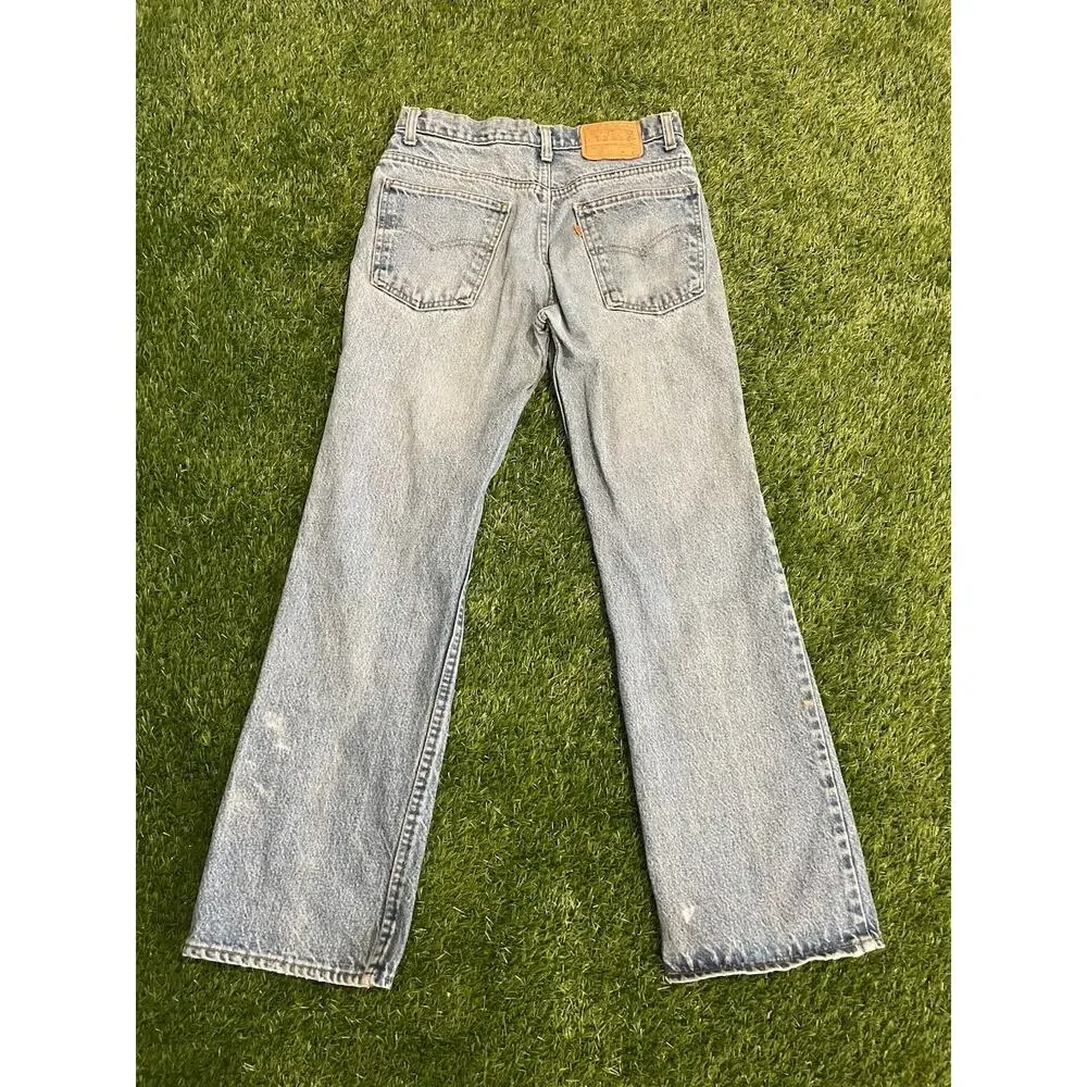 Vintage 1980s Levi's 517 Orange Tab Bootcut Jeans - Made in USA - Tag 31x31
