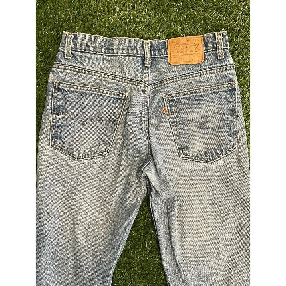 Vintage 1980s Levi's 517 Orange Tab Bootcut Jeans - Made in USA - Tag 31x31