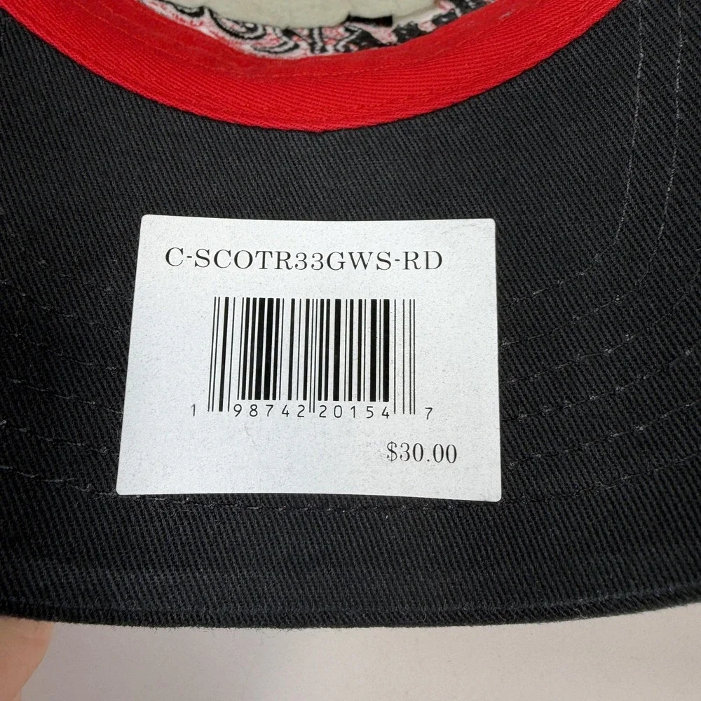 Nebraska Cornhuskers Hat Cap Strap Back Kids‎ Red White Black 47 Clean Up NWOT
