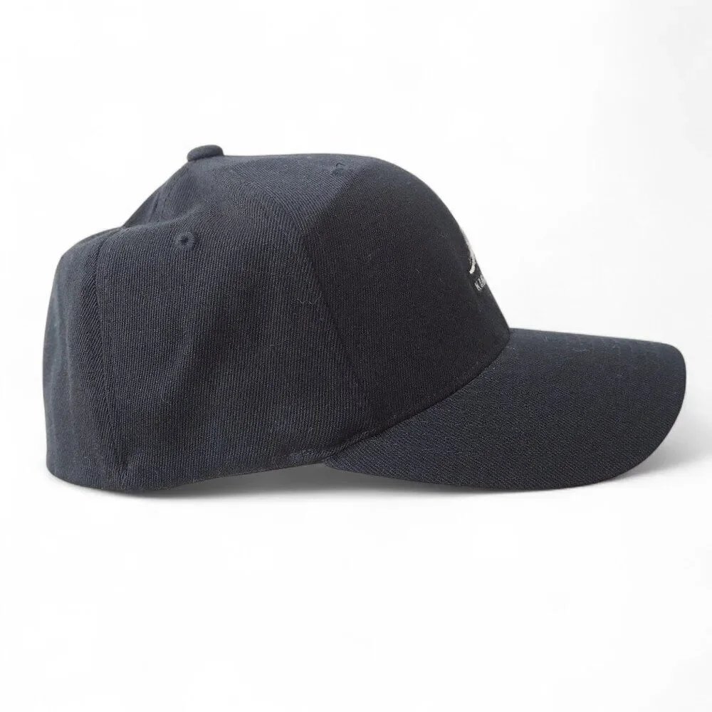 KANGOL Vintage‎ Wool Flex Fit Baseball Fitted Hat 9513BC Black / Grey OS