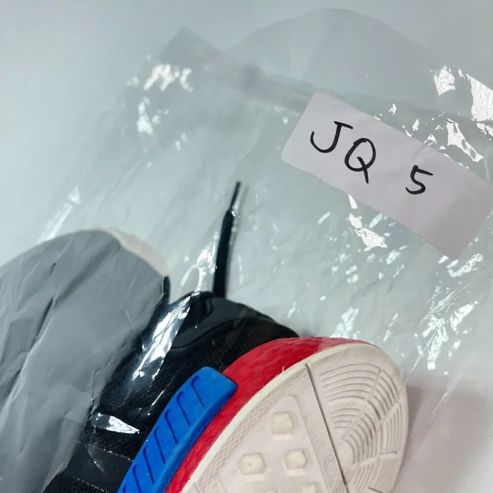 Adidas NMD_R1 Black Blue Red Lifestyle Streetwear Sneakers FX4355 Men's Size 8
